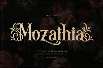 Discover Mozathia: a Font for Modern Creative Projects