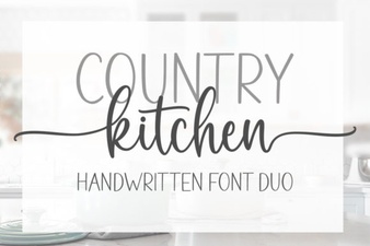Country Kitchen Fonts for Creative Design Projects
