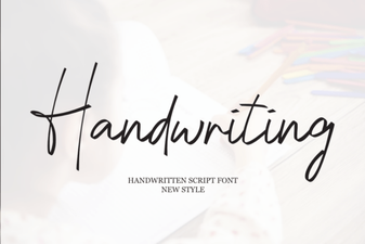 Creative Handwriting Fonts for Unique Designs