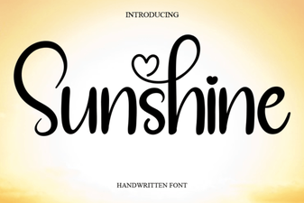 Sunshine Font: Design Projects for Bright, Creative Layouts