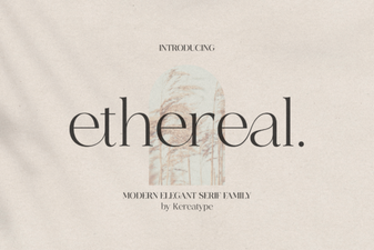 Design Projects Using Ethereal Font Styles